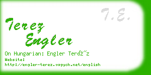 terez engler business card